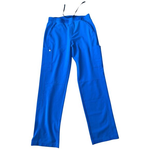 EUC Figs Men’s Axim Cargo Scrub Pants Royal Blue PO #1657 Size Large - Picture 1 of 9